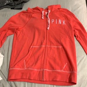 Pink zip up Jacket